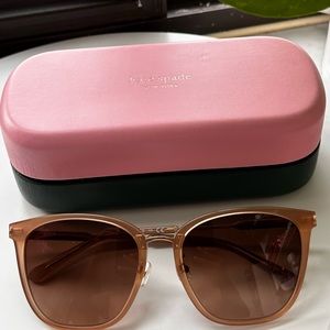 KATE SPADE HARD SHELL PINK & GREEN (HELLO SUNSHINE)